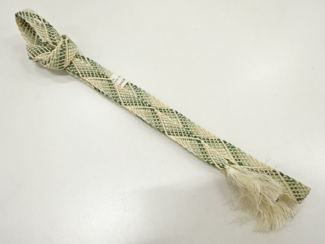 未使用品　正絹　夏手組帯締め
